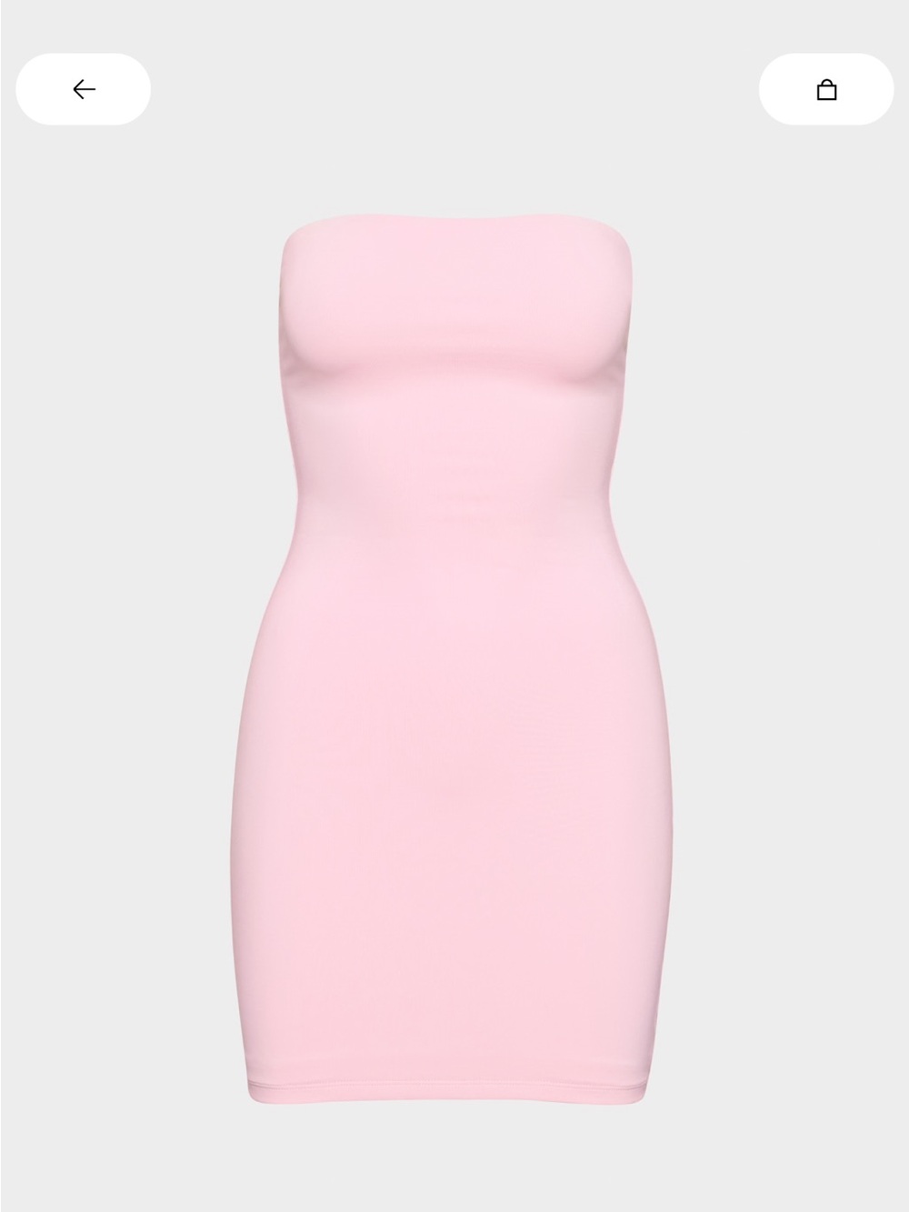 Aritzia Light Pink Mini Tube Dress